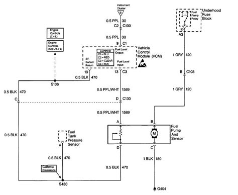 1999 Chevrolet Tahoe Engine Sensor Wiring Diagram