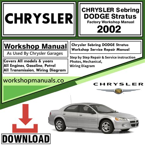 1999 Chrysler Dodge Stratus Ja Workshop Repair Service Manual