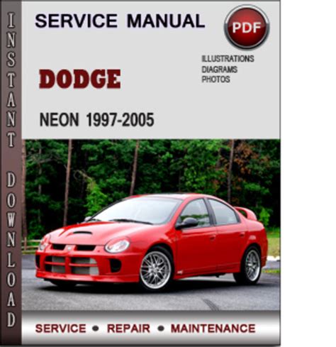 1999 Dodge Neon Service Repair Manual Download