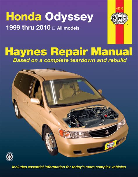 1999 Honda Odyssey Repair Manual Pd