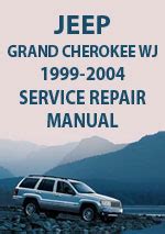 1999 Jeep Cherokee Wj Factory Workshop Service Repair Manual Download