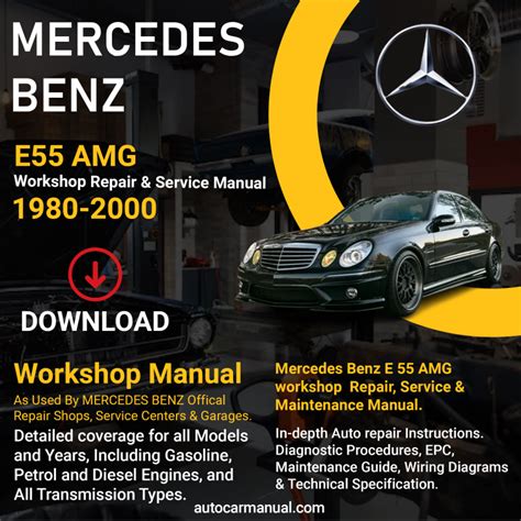 1999 Mercedes Benz E55 Amg Service Repair Manual Software