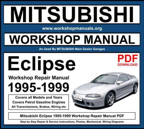 1999 Mitsubishi Eclipse Owners Manual Pd