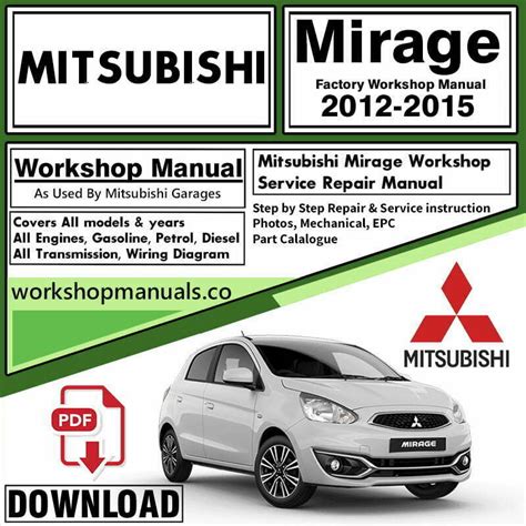 1999 Mitsubishi Mirage Factory Service Repair Workshop Manual Instant Download Years 99