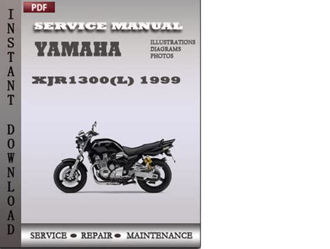 1999 Yamaha Xjr1300 L Service Repair Factory Manual Instant Download