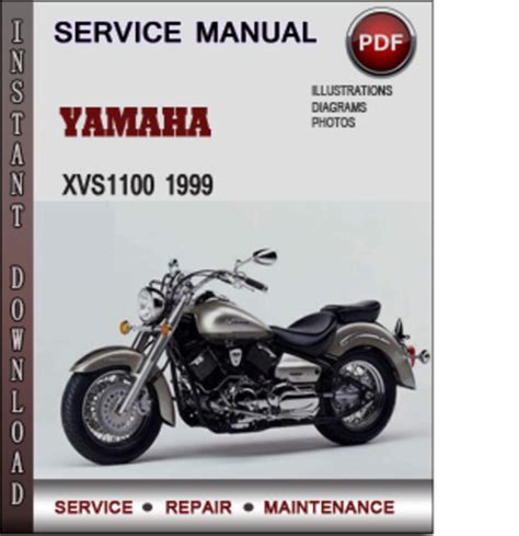 1999 Yamaha Xvs1100 L Service Repair Workshop Manual Instant Download