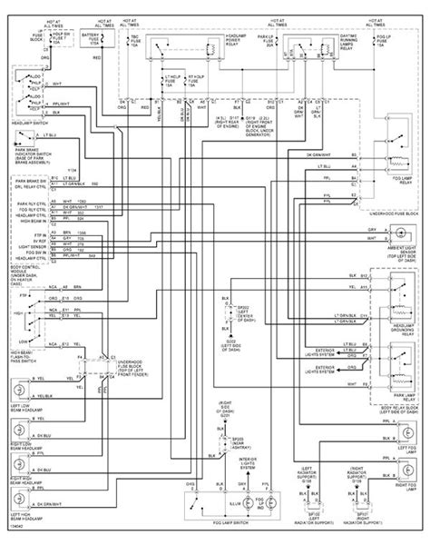 1999 chevy s 10 headlight wiring diagram 