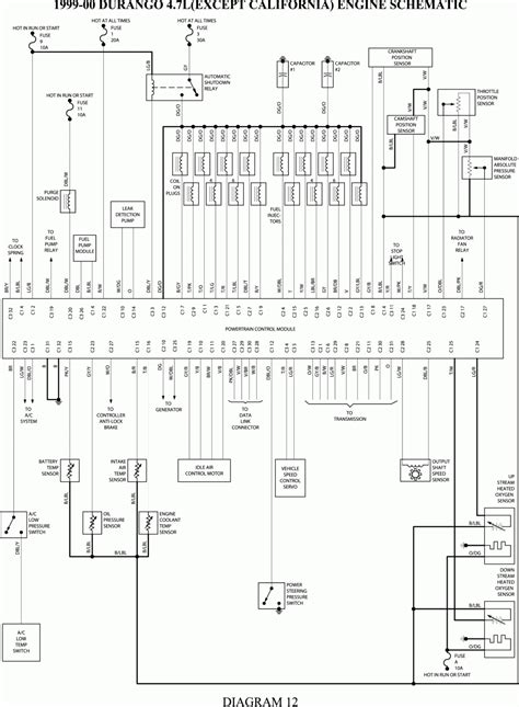 1999 dodge dakota wiring schematic 