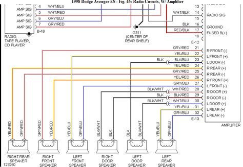 1999 dodge grand caravan stereo wiring diagram 