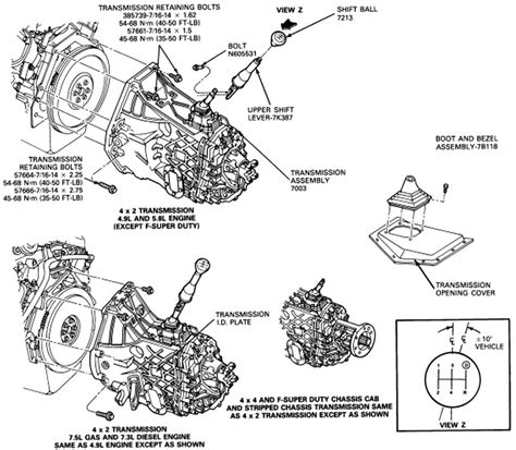 1999 f250 transmission diagram 