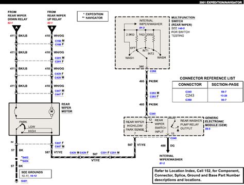 1999 ford expedition wiper relay wiring diagram 