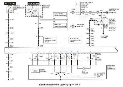 1999 ford ranger 4x4 wiring diagram 