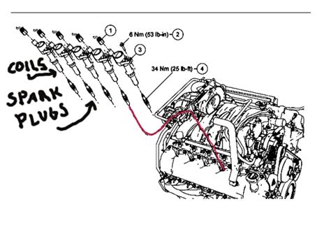 1999 ford spark plugs diagram 
