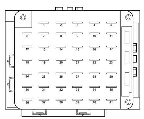 1999 lincoln continental fuse box 