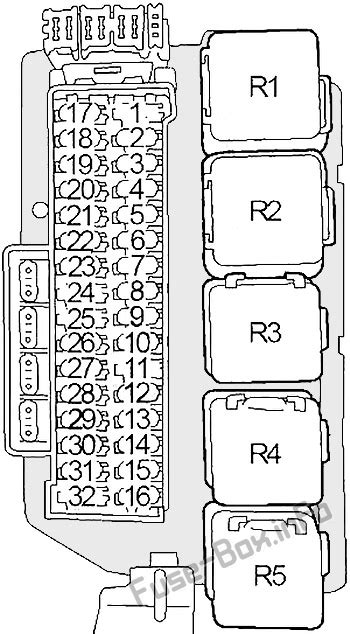 1999 nissan quest fuse box diagram 