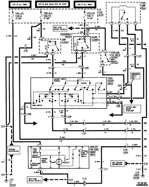 1999 silverado electrical diagram 