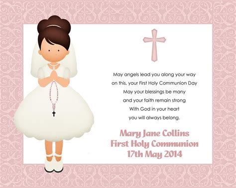1st Communion Invitation Templates
