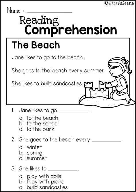 1st Grade Language Arts Free Printable Worksheets