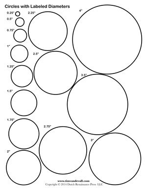 2 1 4 Circle Template