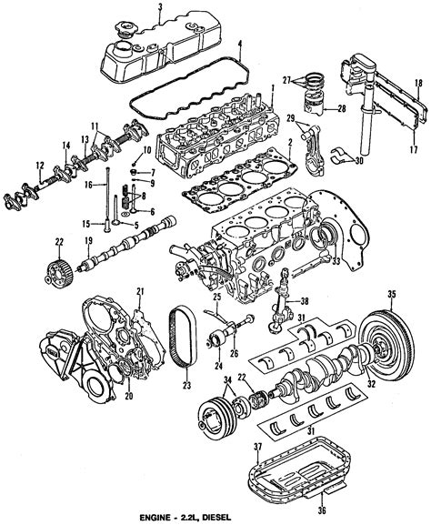 2 2l chevy engine diagram 