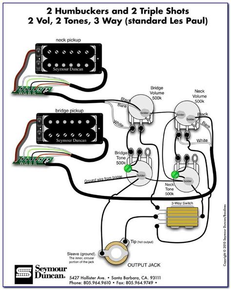 2 Conductor Humbucker Wiring Diagrams Only