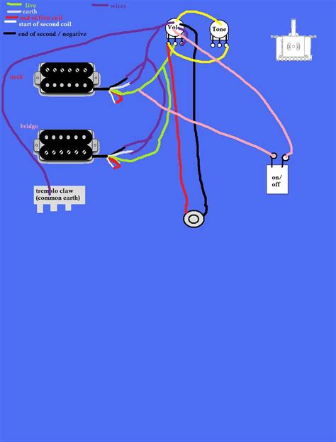 2 Humbucker Wiring Diagrams 1 Volume 1tone