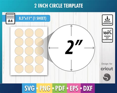 2 Inch Circle Sticker Template