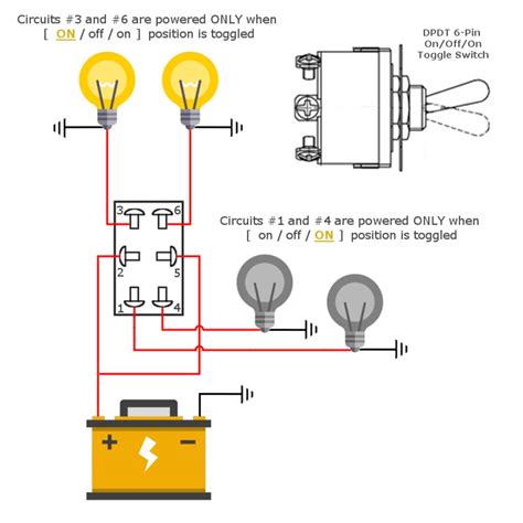 2 Way Toggle Switch Wiring Diagram