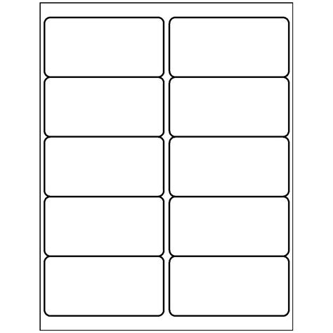 2 X 4 Labels Template