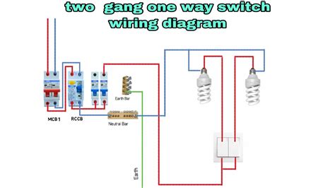 2 gang 3 phase switch wiring diagram 