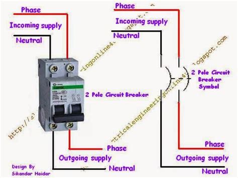 2 pole dc switch wiring diagram schematic 