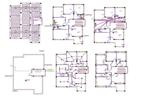 2 storey house electrical plan 