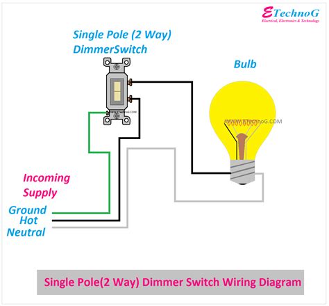 2 wire light switch diagram 