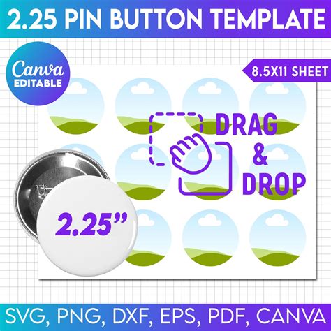 2.25 Pin Template