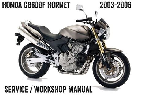 2000 2002 Honda Cb600f Cb600f1 Hornet Motorcycle Workshop Repair Service Manual