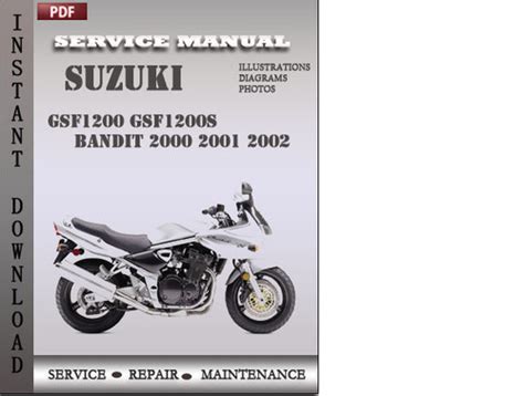 2000 2002 Suzuki Gsf1200 Gsf1200s Service Repair Manual Download