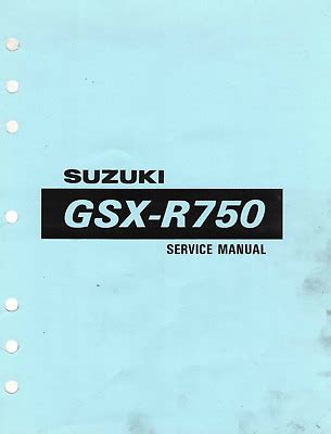 2000 2002 Suzuki Gsx R750 Service Repair Manual