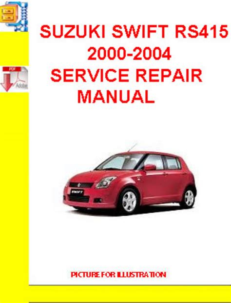 2000 2004 Suzuki Swift Rs415 Service Repair Workshop Manual Download