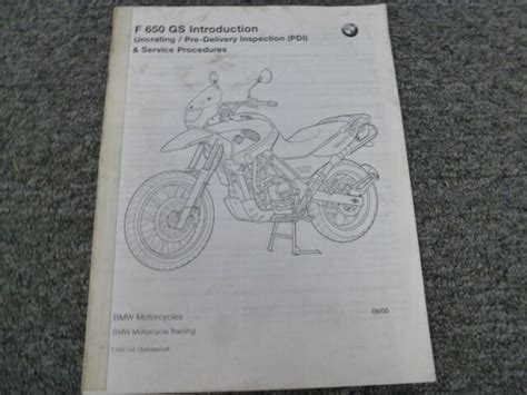 2000 2008 Bmw F650gs Motorcycle Workshop Repair Service Manual In German