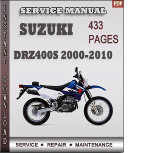 2000 2009 Suzuki Dr Z400s Dr Z400sm Service Repair Manual Download