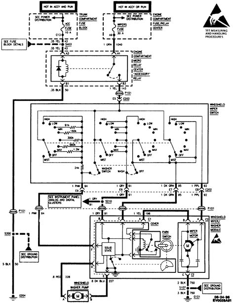 2000 Cadillac Deville Wiper Motor Wiring Diagram