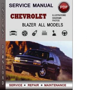 2000 Chevy Blazer Service Manual Download