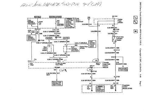 2000 Chevy Blazer Transmission Wiring