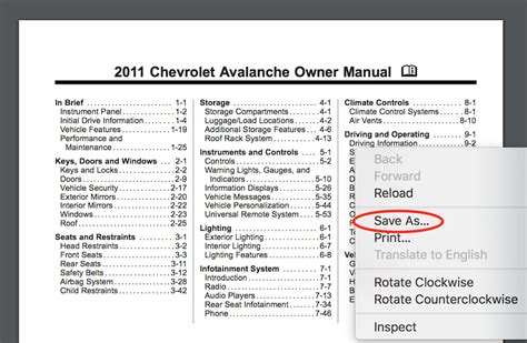 2000 Chevy Malibu Owners Manual