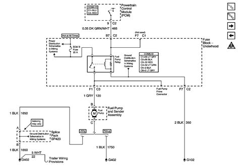 2000 Chevy Silverado 1500 Fuel Pump Wiring Diagram