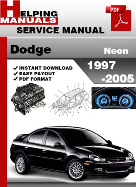 2000 Dodge Neon Factory Service Manual Download