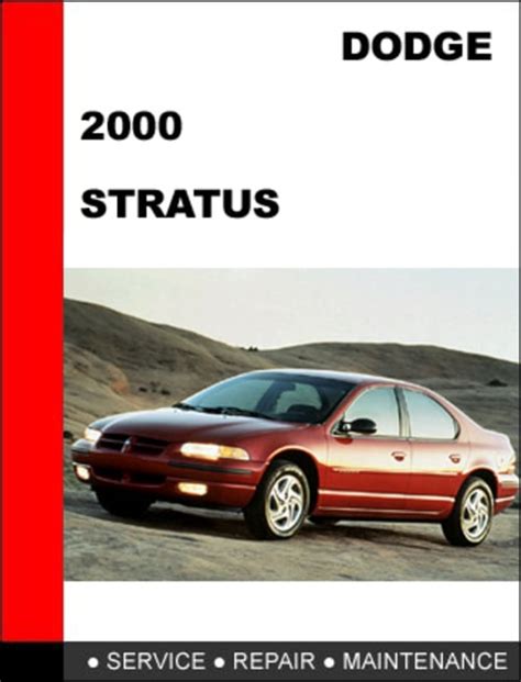 2000 Dodge Stratus Owner Repair Manual