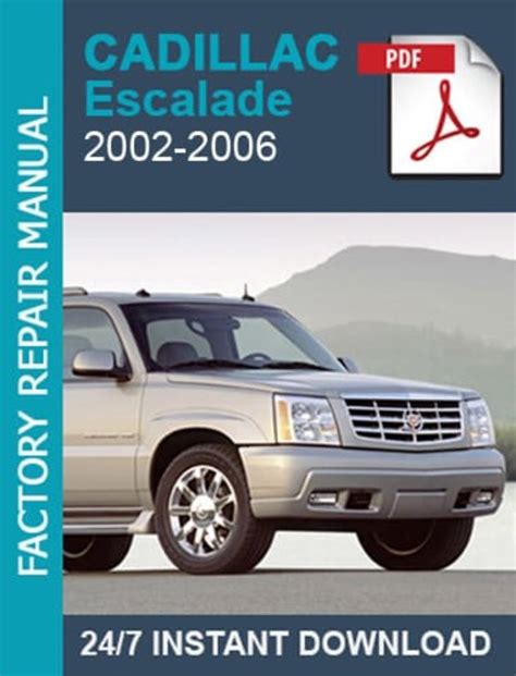 2000 Escalade Service And Repair Manual