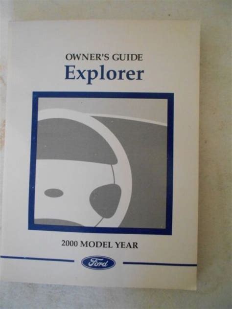 2000 Ford Explorer Repair Manual