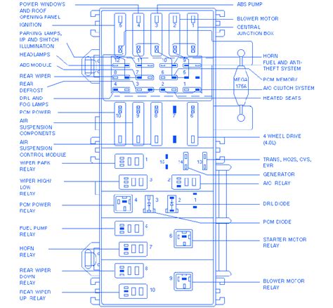 2000 Ford Explorer Wiring Schematic